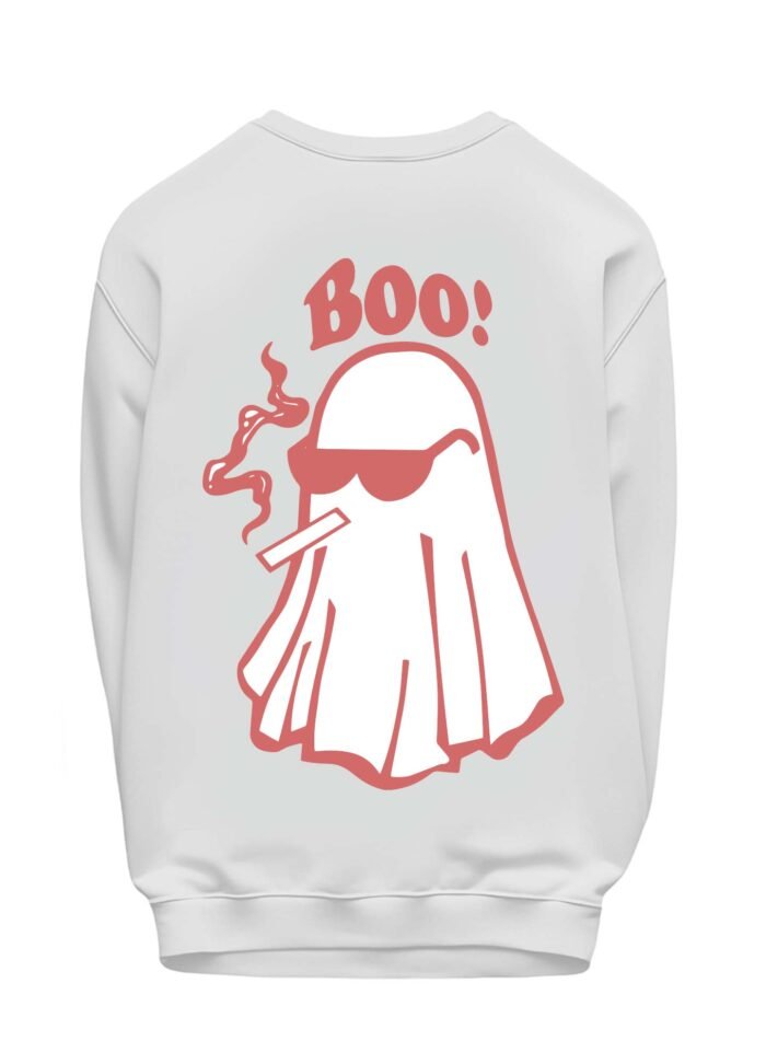 Boo Sweatshirt Back View