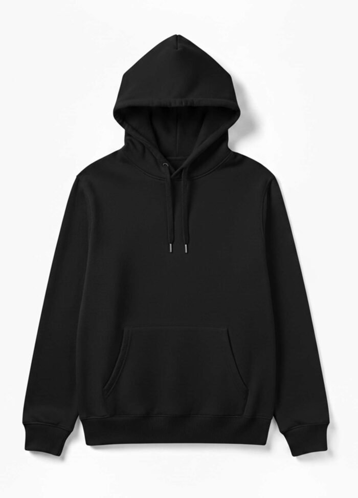 Plain Hoodie Black Color