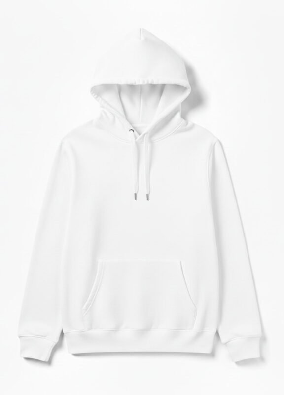 Plain Hoodie White Color