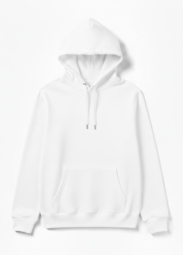 Plain Hoodie White Color