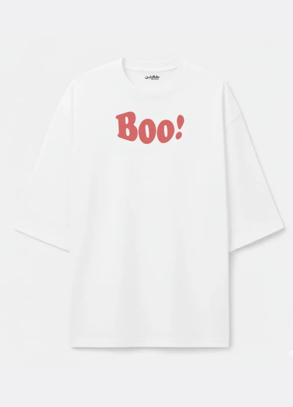 Boo Drop Shoulder Shirt Front View