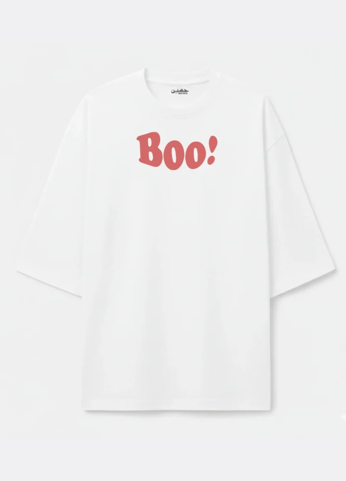 Boo Drop Shoulder Shirt Front View