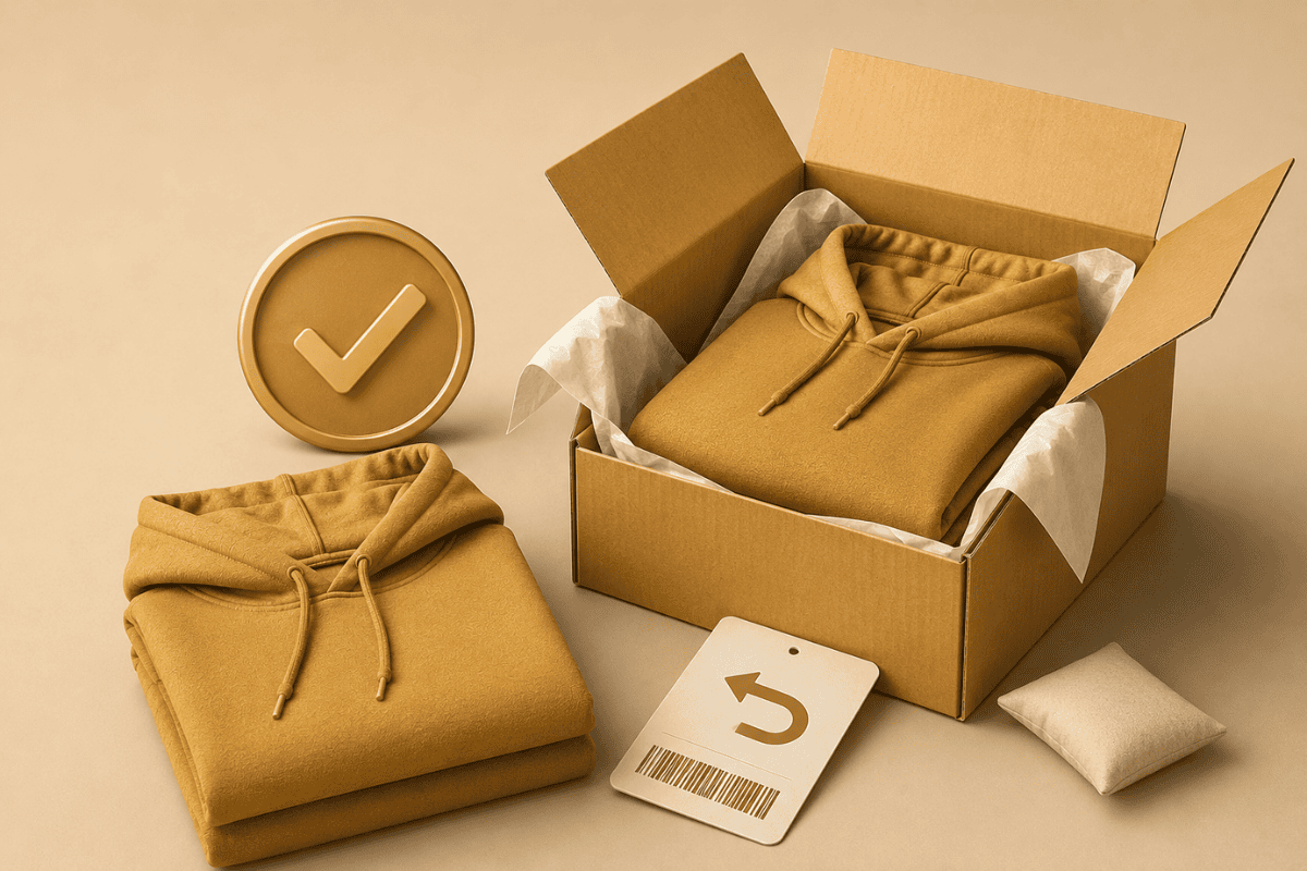 Haseen Wears return policy packaging process
